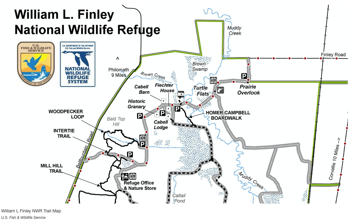 Golden Paintbrush Tour, Finley Wildlife Refuge Institute for Applied