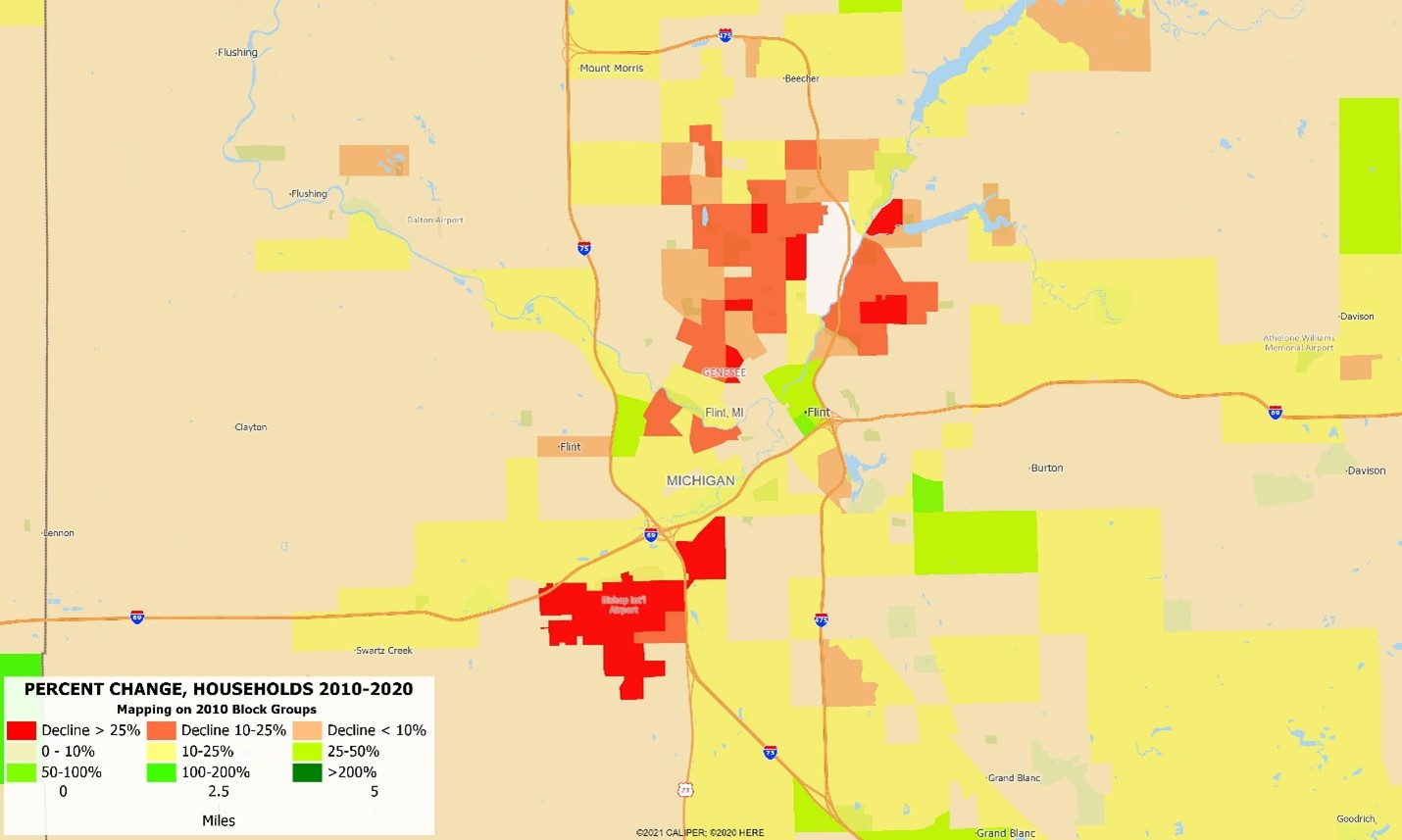 Mapping 2020 Census Household Changes Applied Geographic Solutions