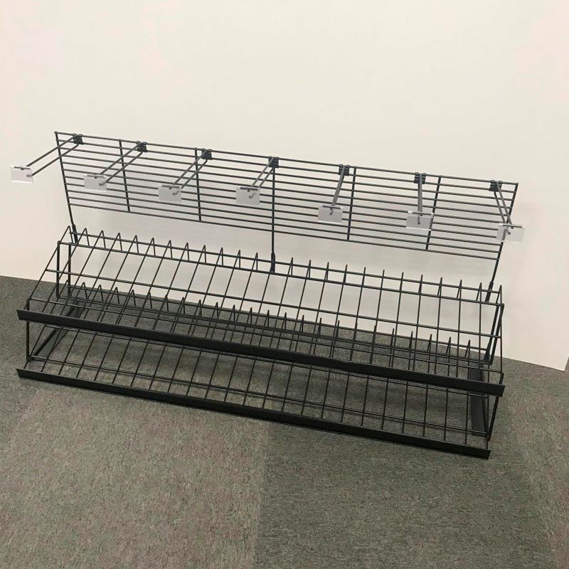 Two Tier Wire Counter Shelf 4 FT AMC