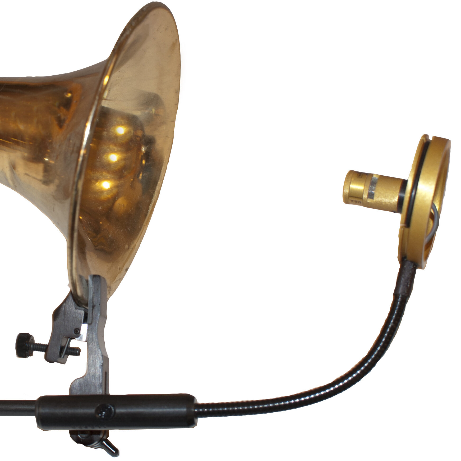 P808 On Bell Mount Trombone & Low Brass Microphone (for Shure