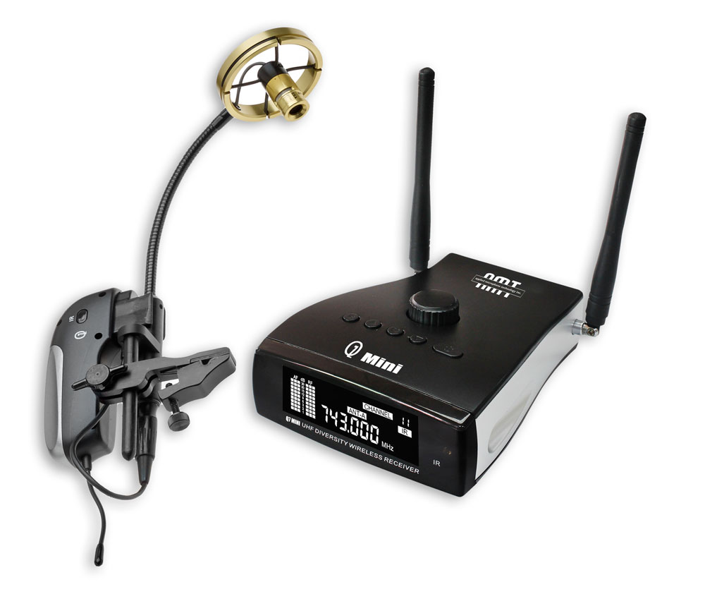 Q7P808 Mini On Bell Mount Wireless Trombone & Low Brass System