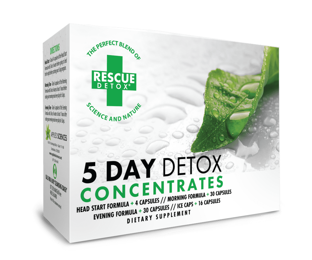 Rescue Detox 5 Day Detox Concentrate Kit Applied Sciences