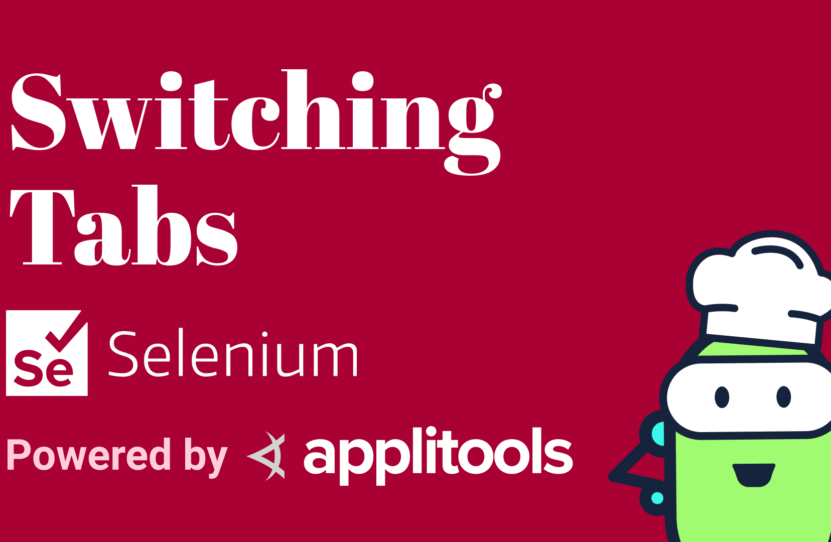 Switching Tabs in Selenium for Java Automated Visual Testing Applitools