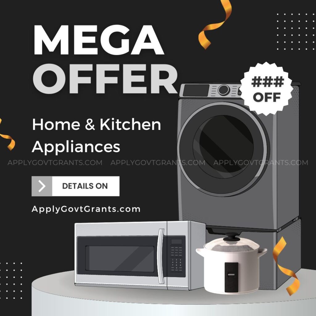 Free Kitchen Appliances for Families Apply Govt Grants