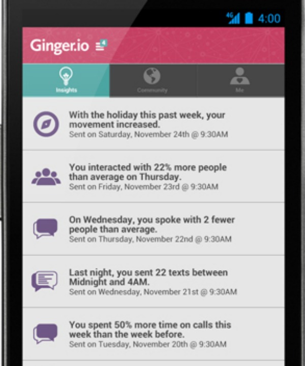 Mental health app analyzes data for early intervention ApplySci