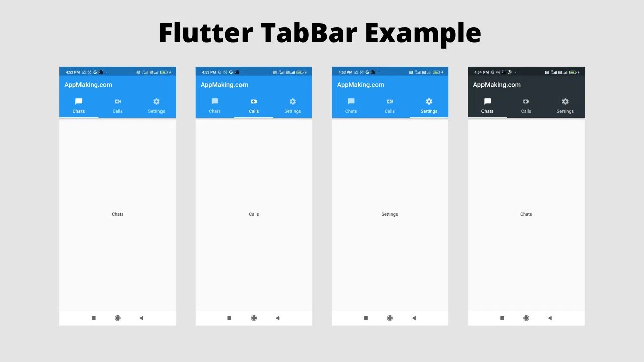 Flutter TabBar A Complete Tutorial with Example