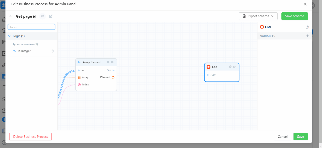 Related tables and hierarchy AppMaster