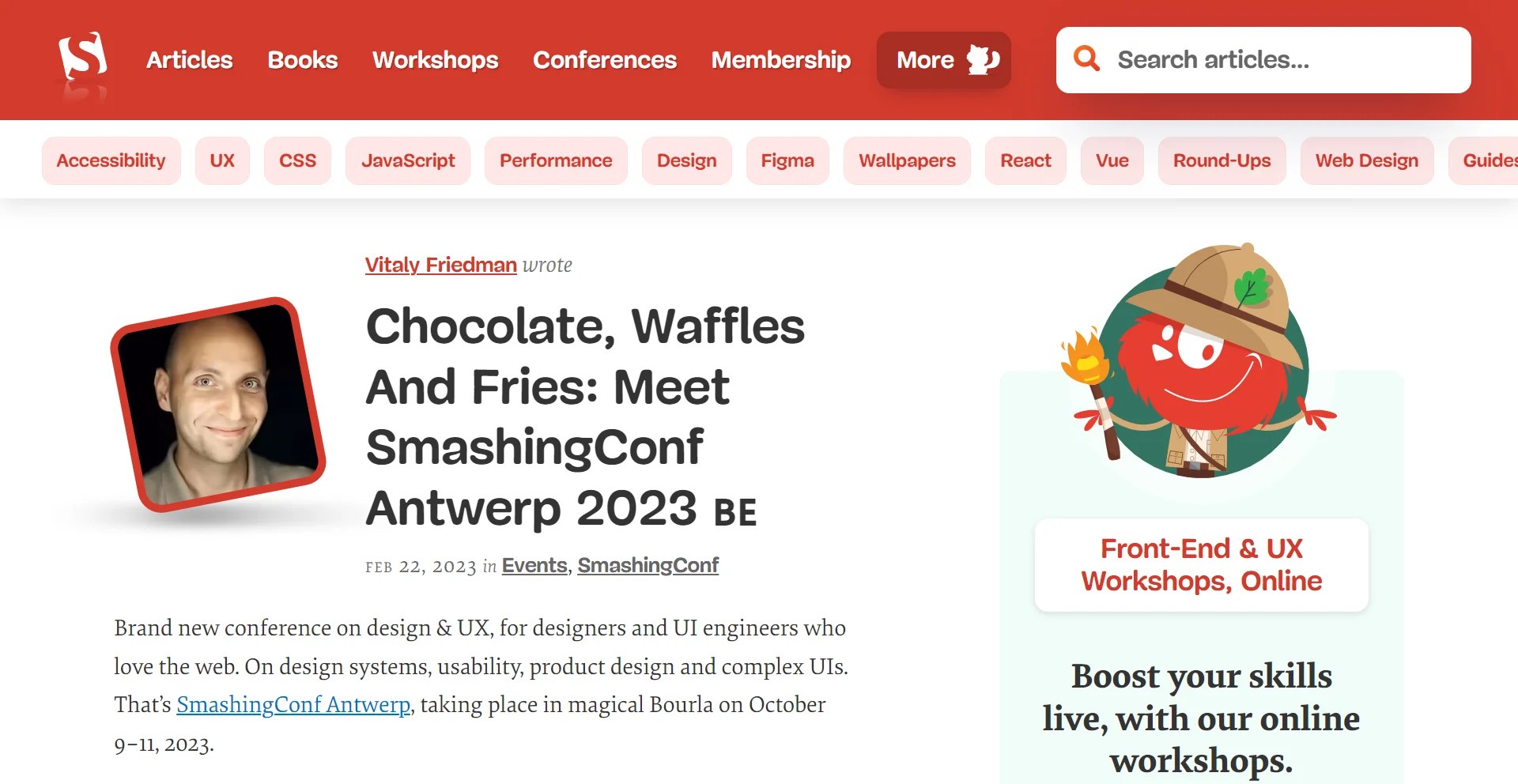 Smashing Magazine AppMole