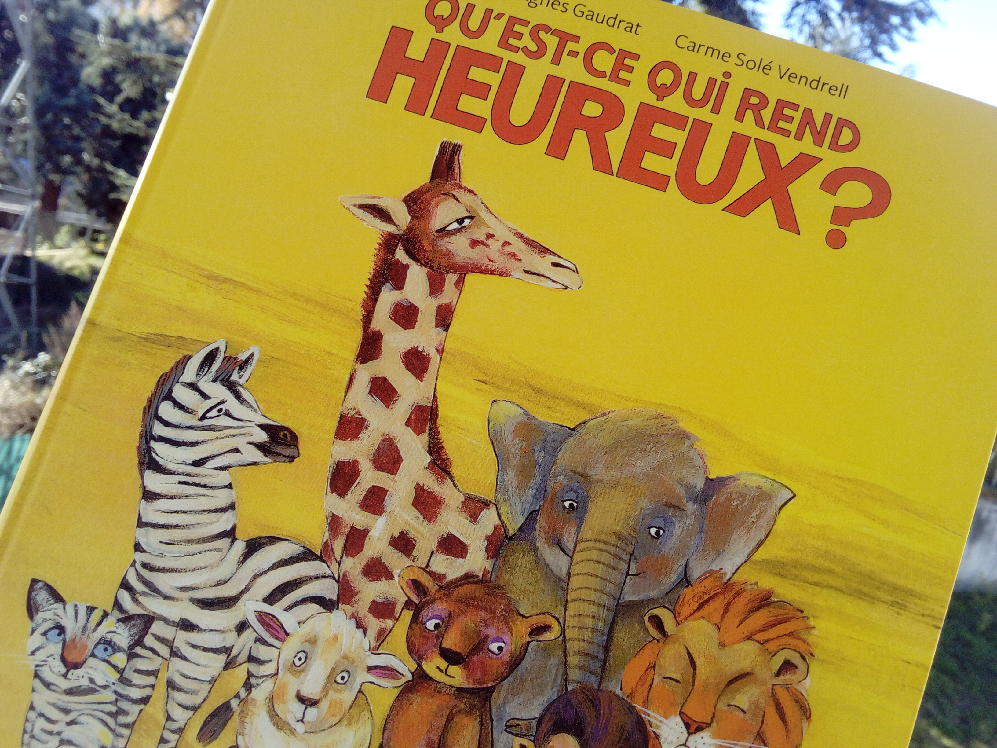 Qu'estce qui rend heureux ? un livre pour enfant sur le bonheur, l