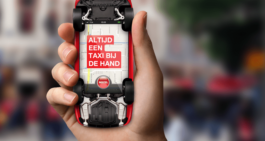 De TCA app van Taxi Centrale Amsterdam concurrentie voor Uber?