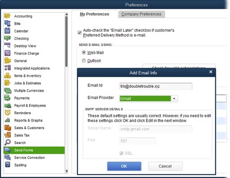 If you use a Webbased email service like Gmail or Yahoo