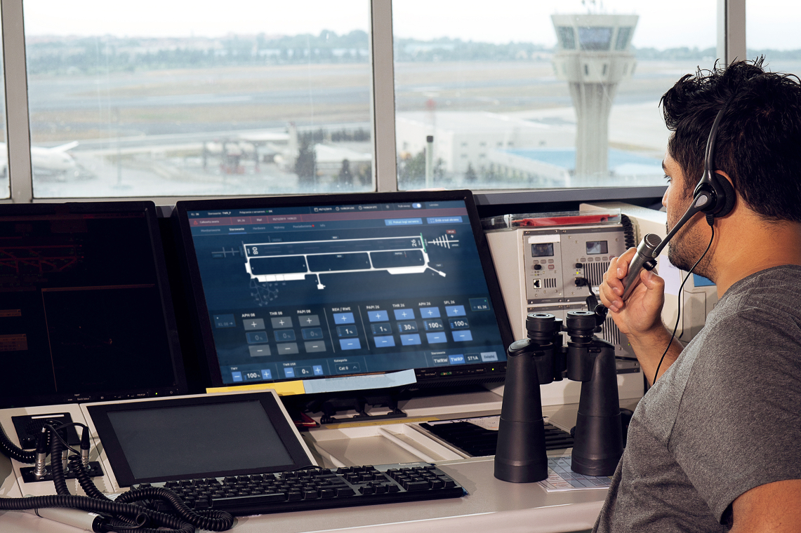 Airfield Lighting Control and Monitoring System Approach Navigation