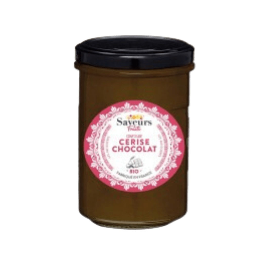 Confiture cerise chocolat 230g Approbio