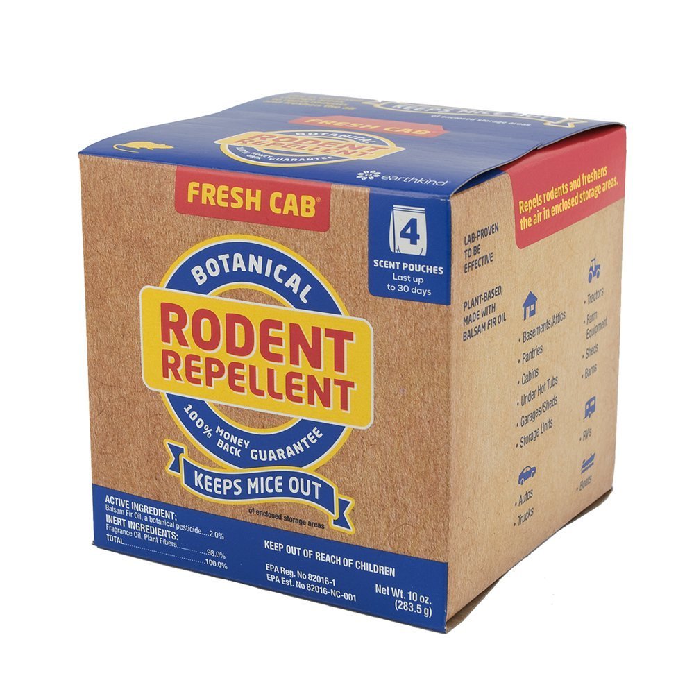 020126 Fresh Cab Botanical Rodent Repellent, 4 Pouches AP Products