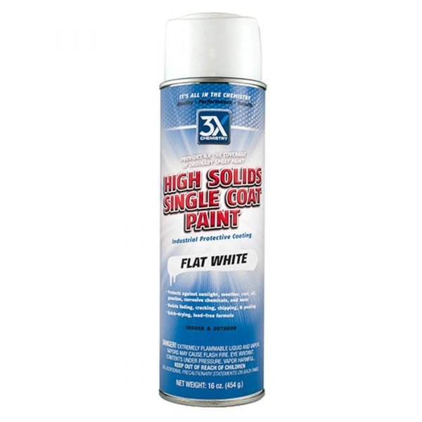 371 High Solids Flat White Spray Paint AP Products