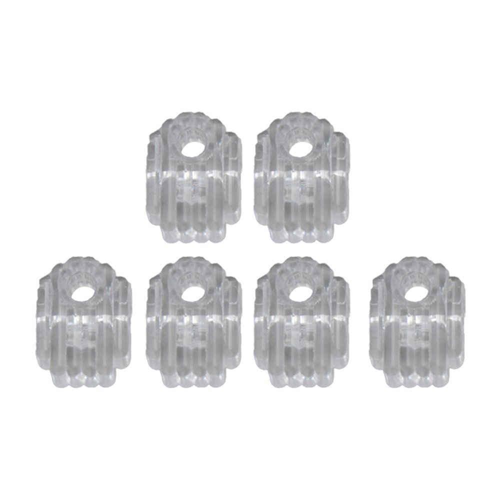 0131496 Clear Plastic Clip, 6 Pieces AP Products