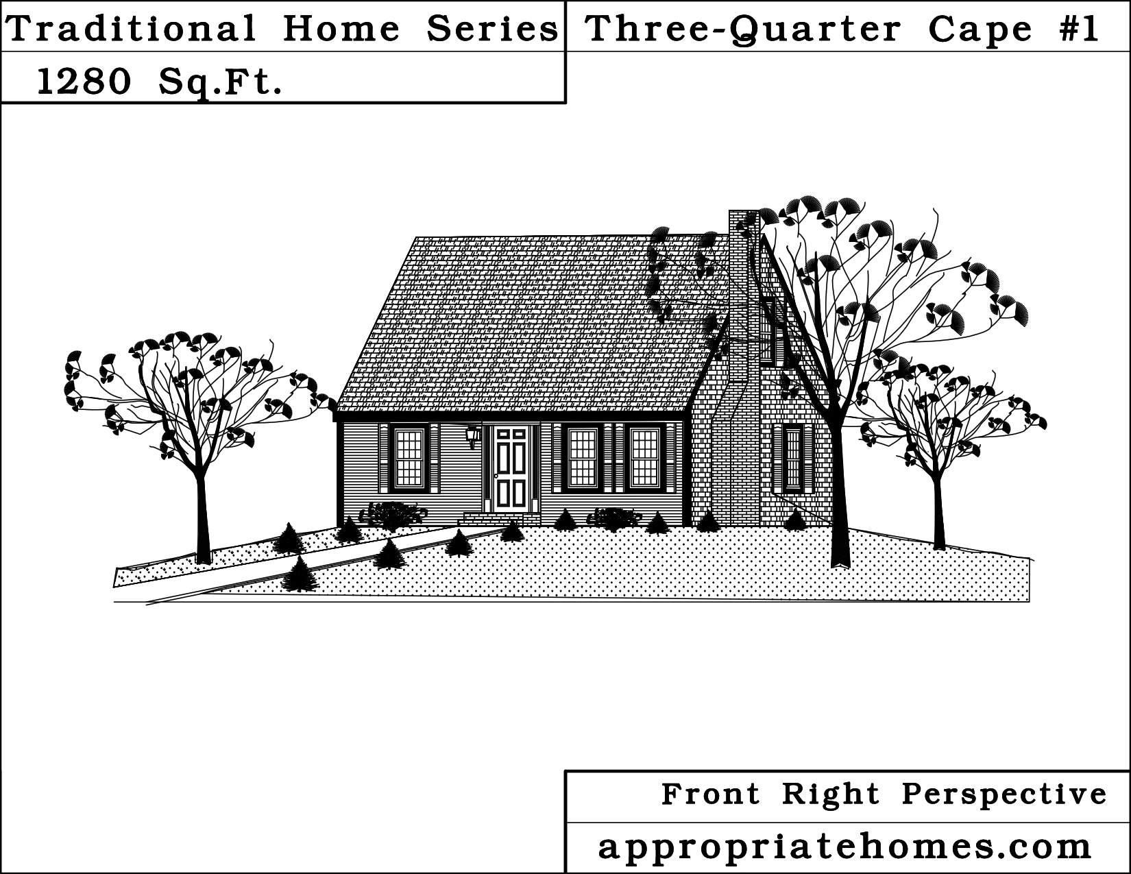 Cape Cod Home Design , ThreeQuarter Cape Style house plans, Builder, Contractor, Remodel