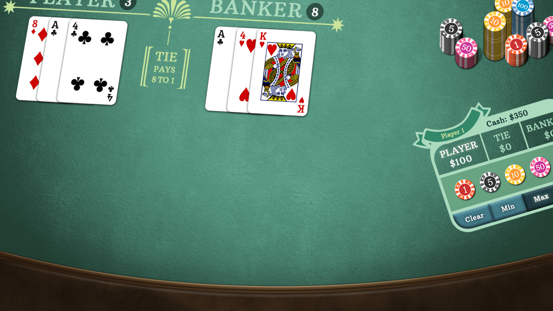 Baccarat'Touch NUI apps for