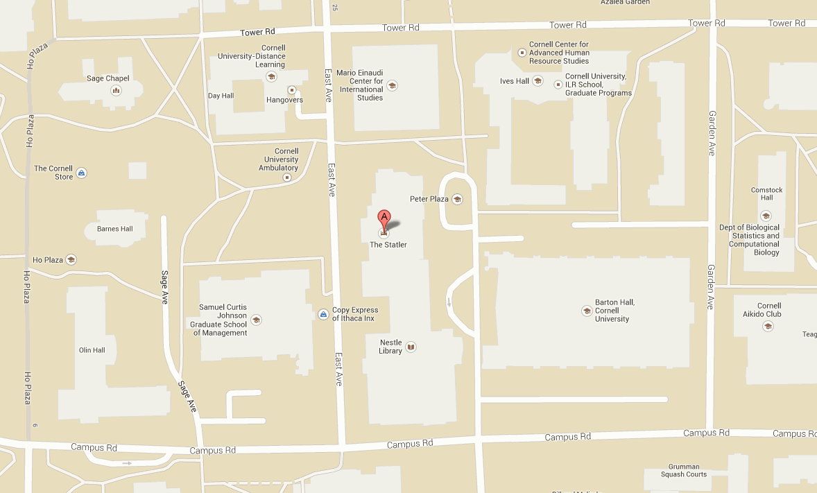 Cornell Parking Map
