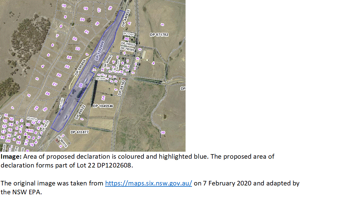 EPA Declaration of significantly contaminated land