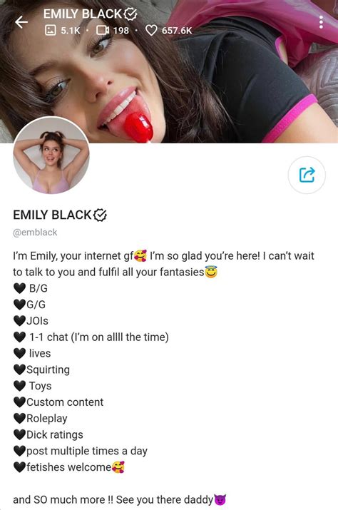 Itsemilyblack Onlyfans Leak - King Ice Apps