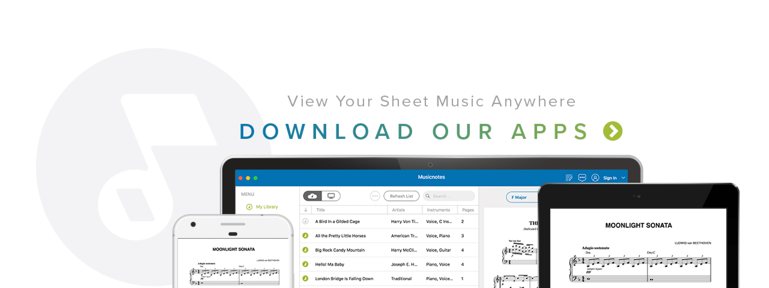 Sheet Music Downloads at