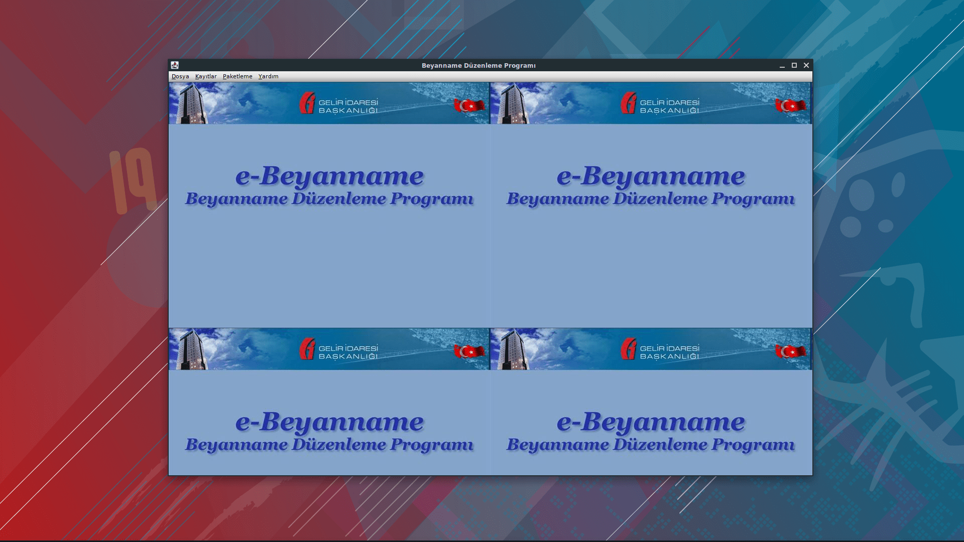 EBeyanname Pardus Uygulamaları