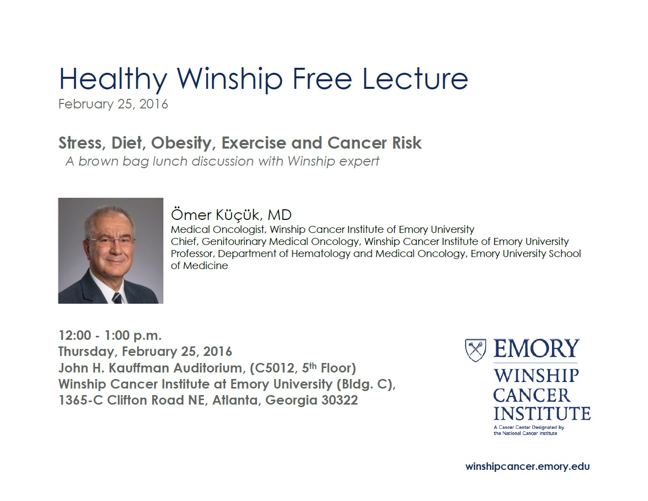 Emory Cancer Center Clifton Road CancerWalls