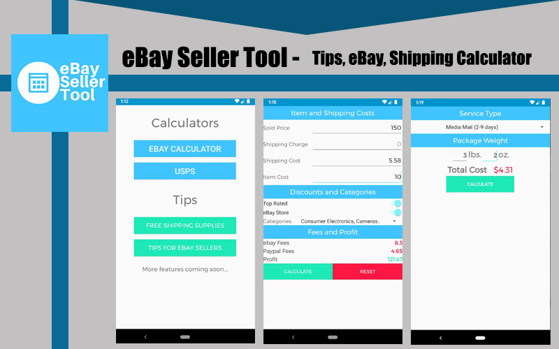 eBay Seller Tool Tips, eBay, Shipping Calculator Apps4review