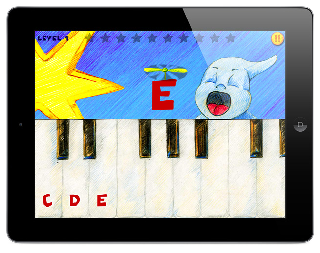 Piano Learning Games Apps & Graphics