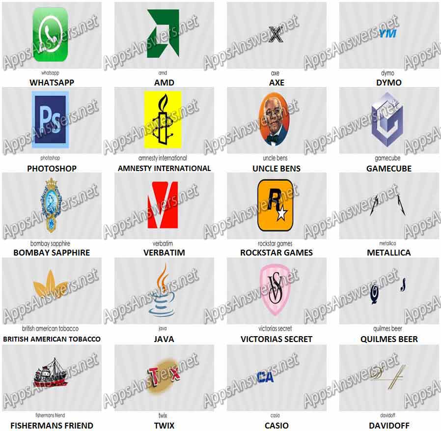 Logos Quiz Game Level 11 Answers Apps Answers