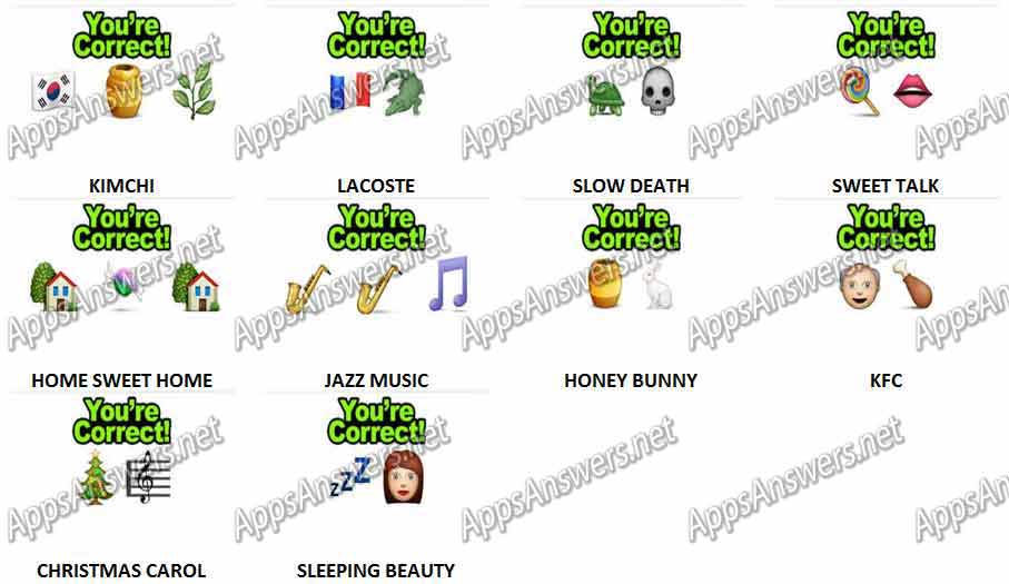 Guess The Emoji Level 35 Answers Apps Answers