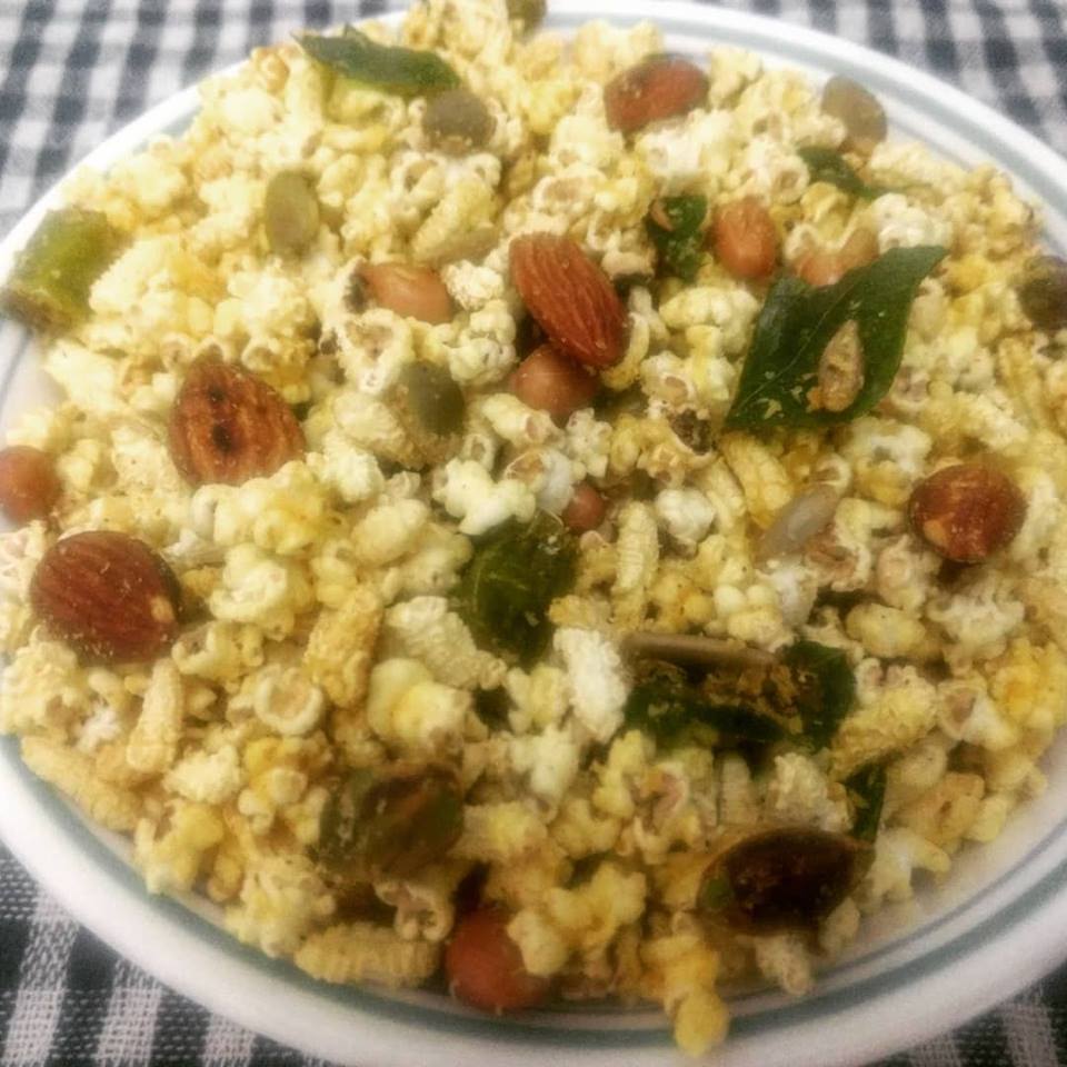 Jowar Puffs chivda Quick, healthy and delicious chivda recipe in 15 min.