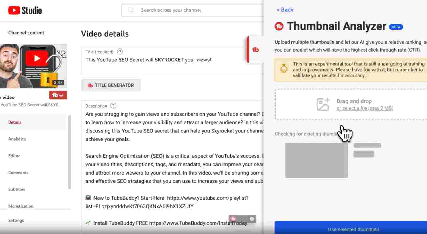 TubeBuddy Review Pricing, Features, Alternatives Appscribed