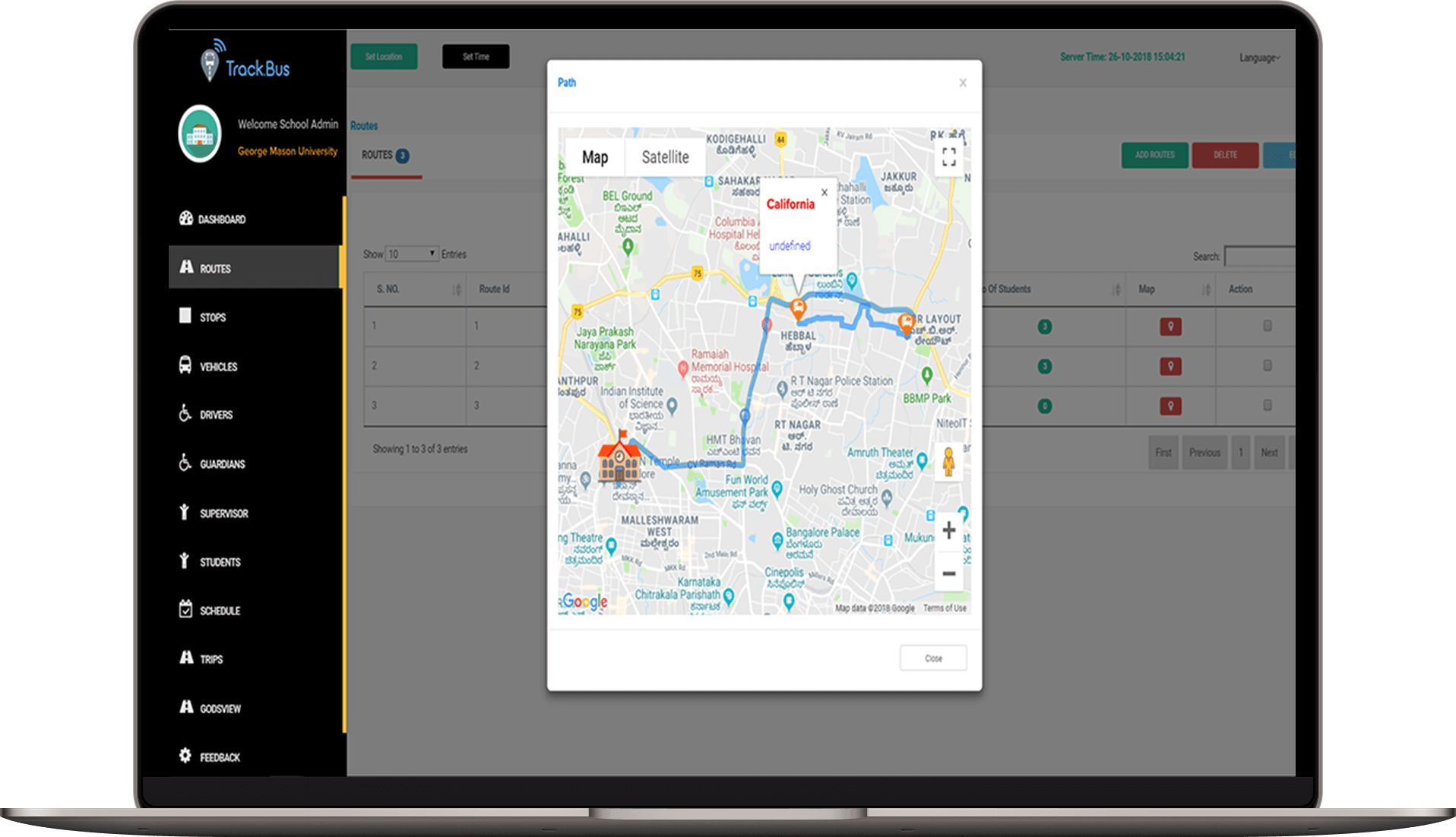 School Bus Tracking Software Customisable And Dynamic Software