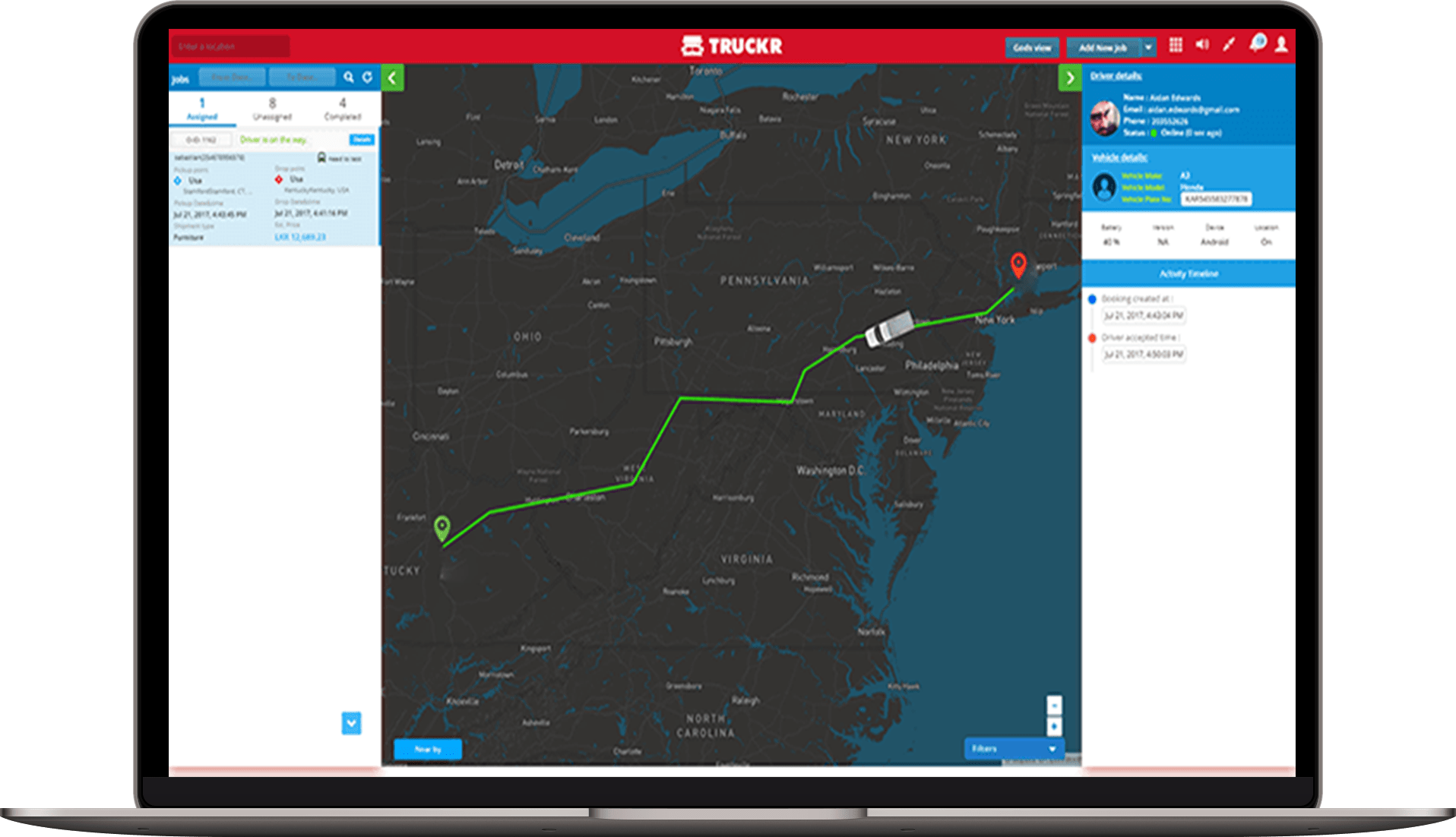 Software For Trucking Dispatch Service Businesses Top Features