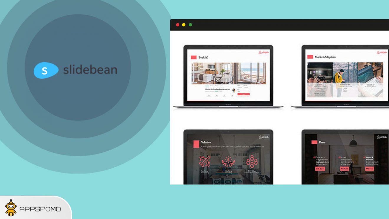 Slidebean Create Presentation with professional template AppsFomo