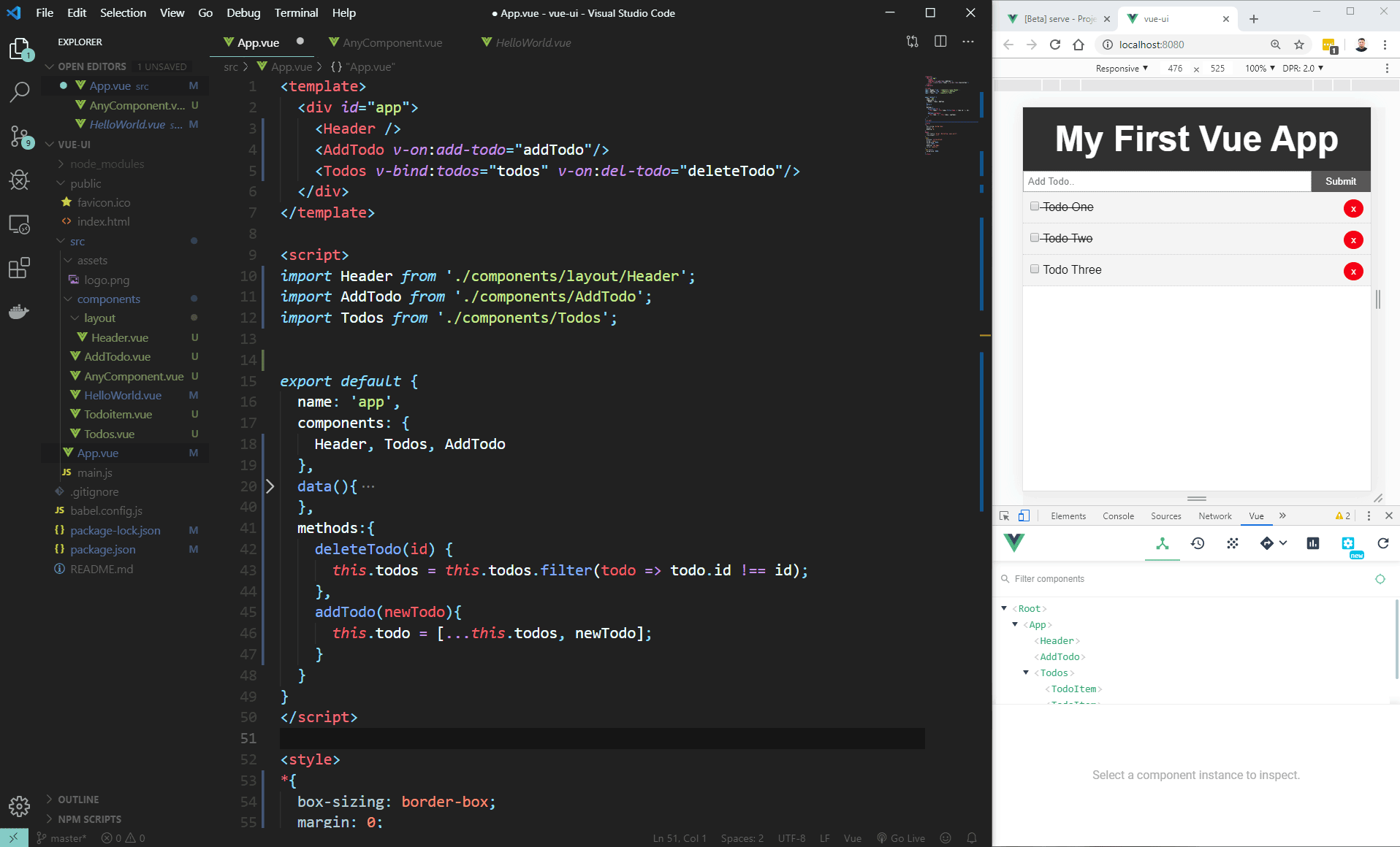 Deploying a Vue.js Single Page App with Docker and Firebase B00316703