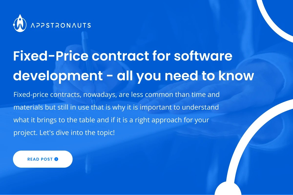 Fixedprice contract all you need to know Appstronauts