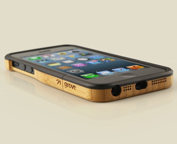 Grove Bamboo Case для iPhone союз дерева и алюминия Проект AppStudio