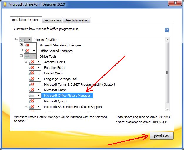 Install Microsoft Office Picture Manager in Office 2013
