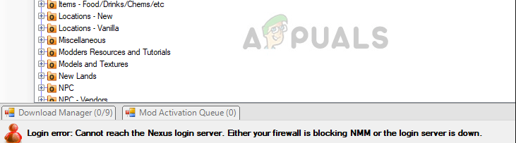 Fix Nexus Mod Manager Login error