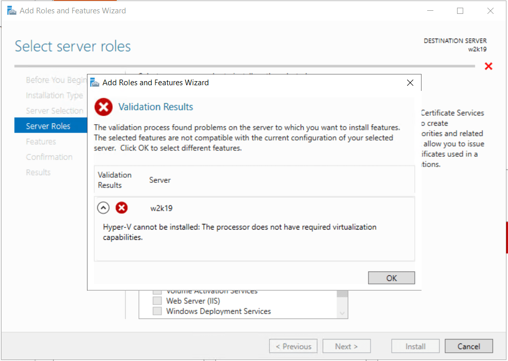 How to run HyperV in a Virtual Machine with Nested Virtualization