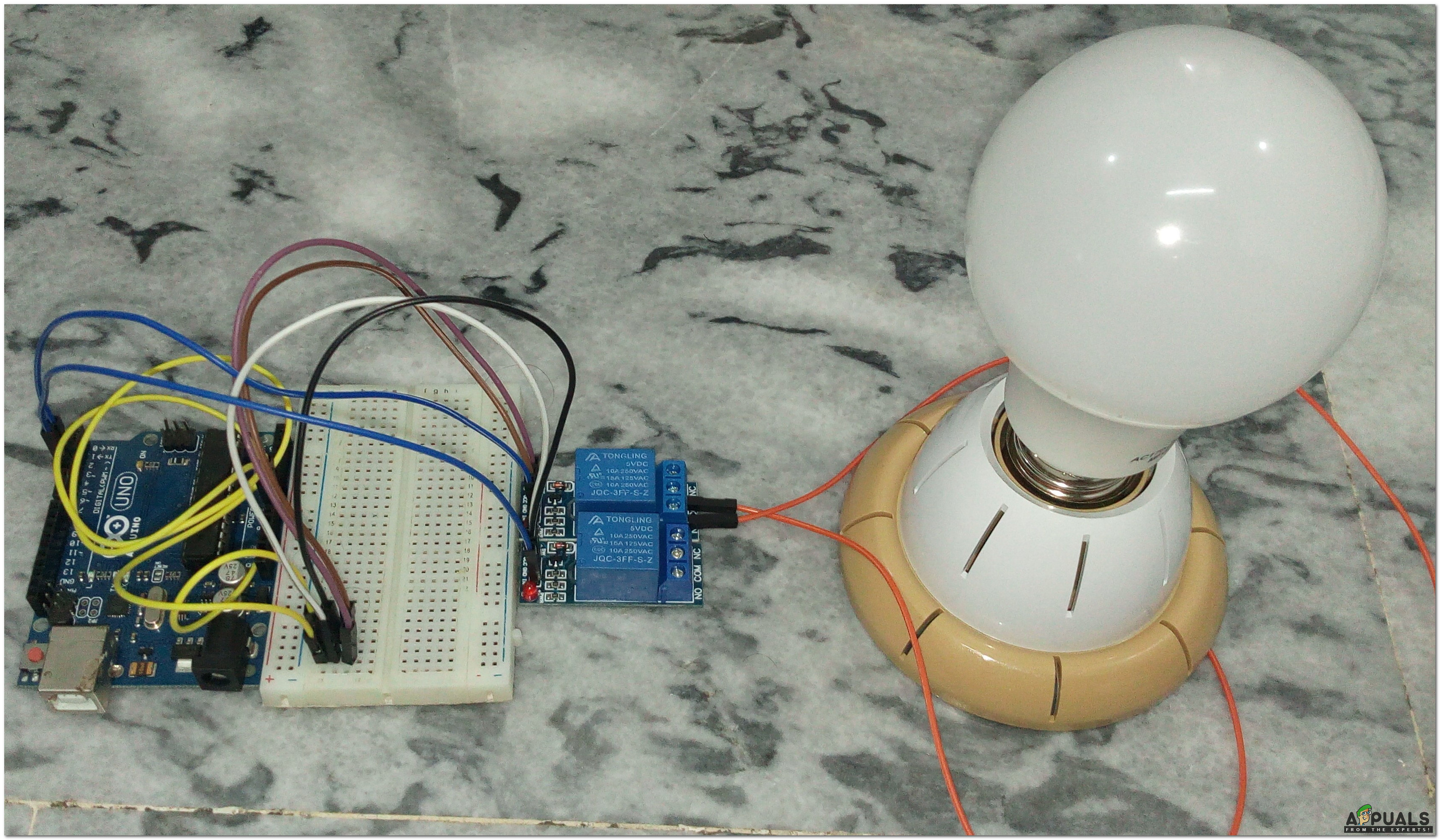 How To Control Electrical Appliances At Home Using Arduino And 4 Relay