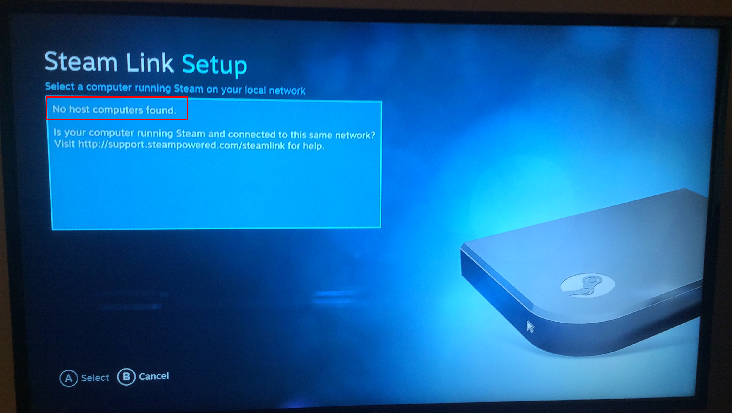 Fix Steam Link Setup 'No Host Computers Found'
