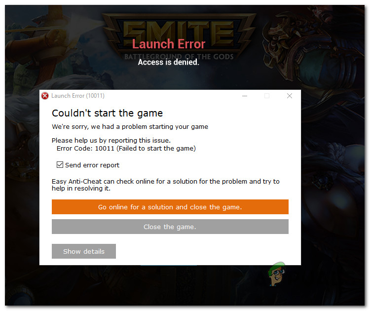 How to Fix Smite Easy AntiCheat 'Error 10011'