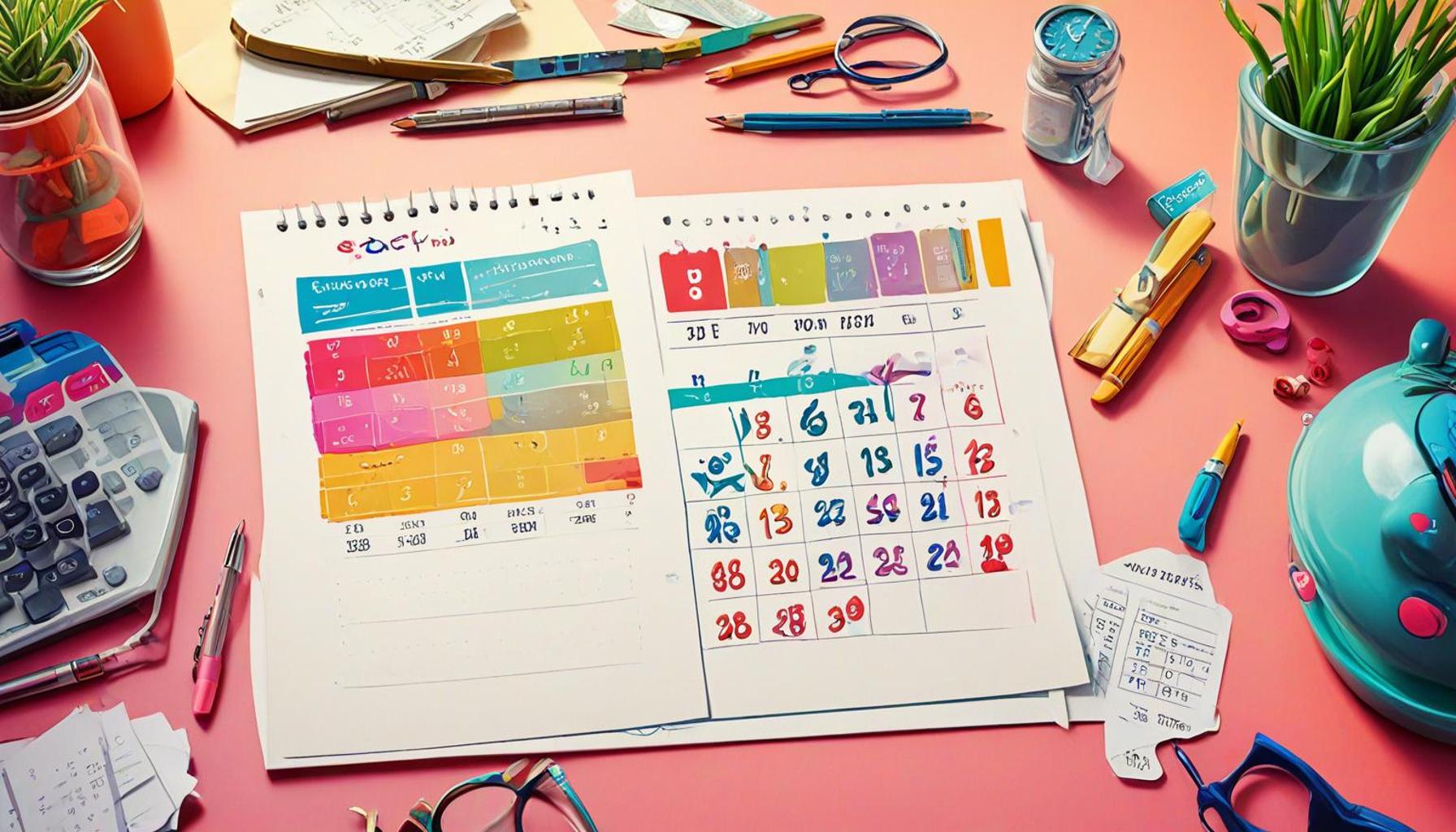 » How to create a family financial calendar and not important bills