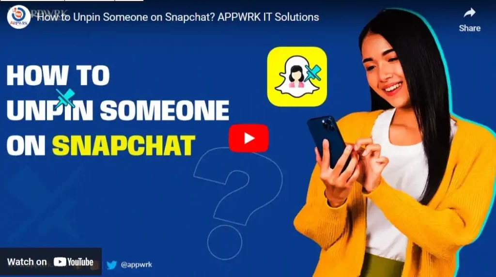 How to Unpin Someone on Snapchat - APPWRK