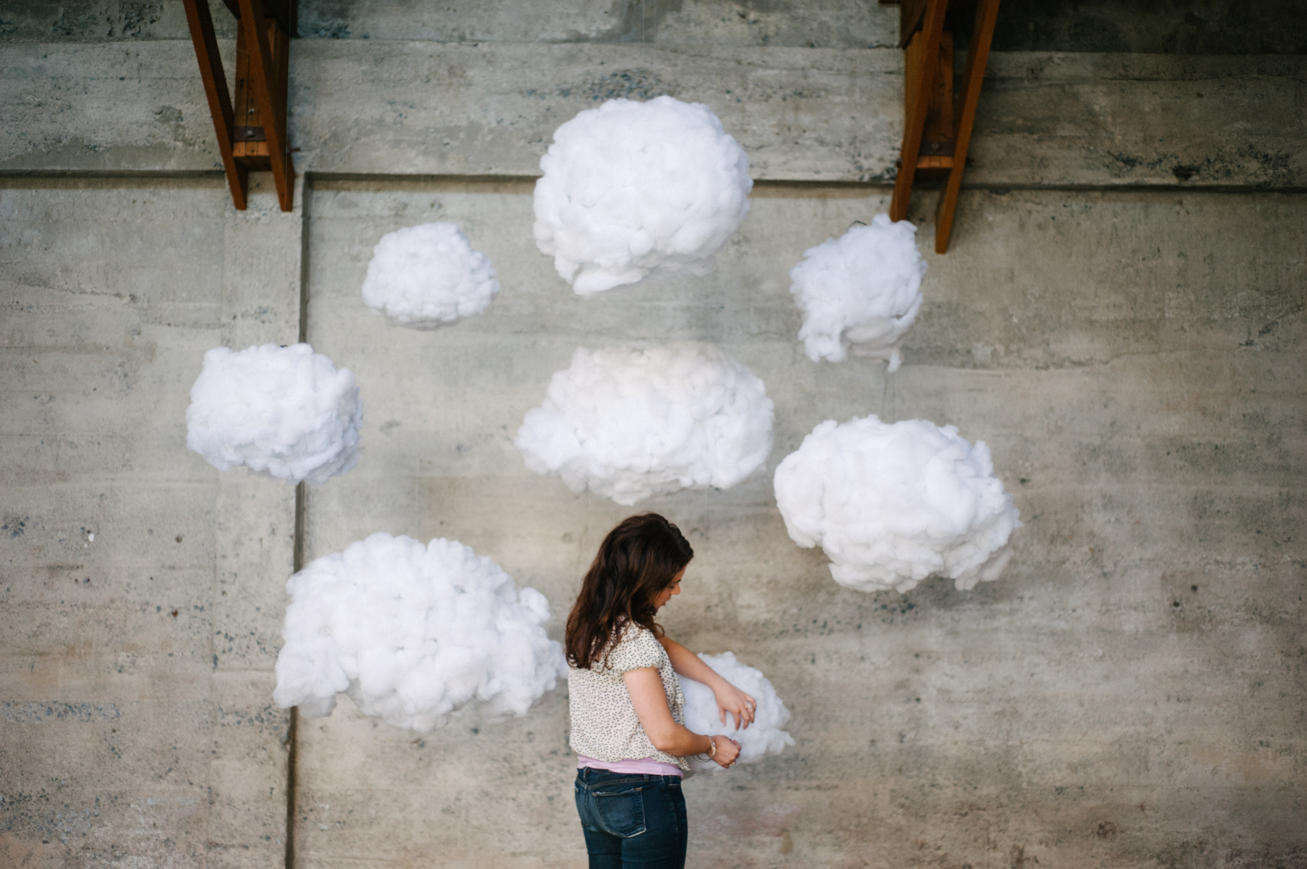 How To Make Your Own Surreal DIY Cloud Wedding Backdrop