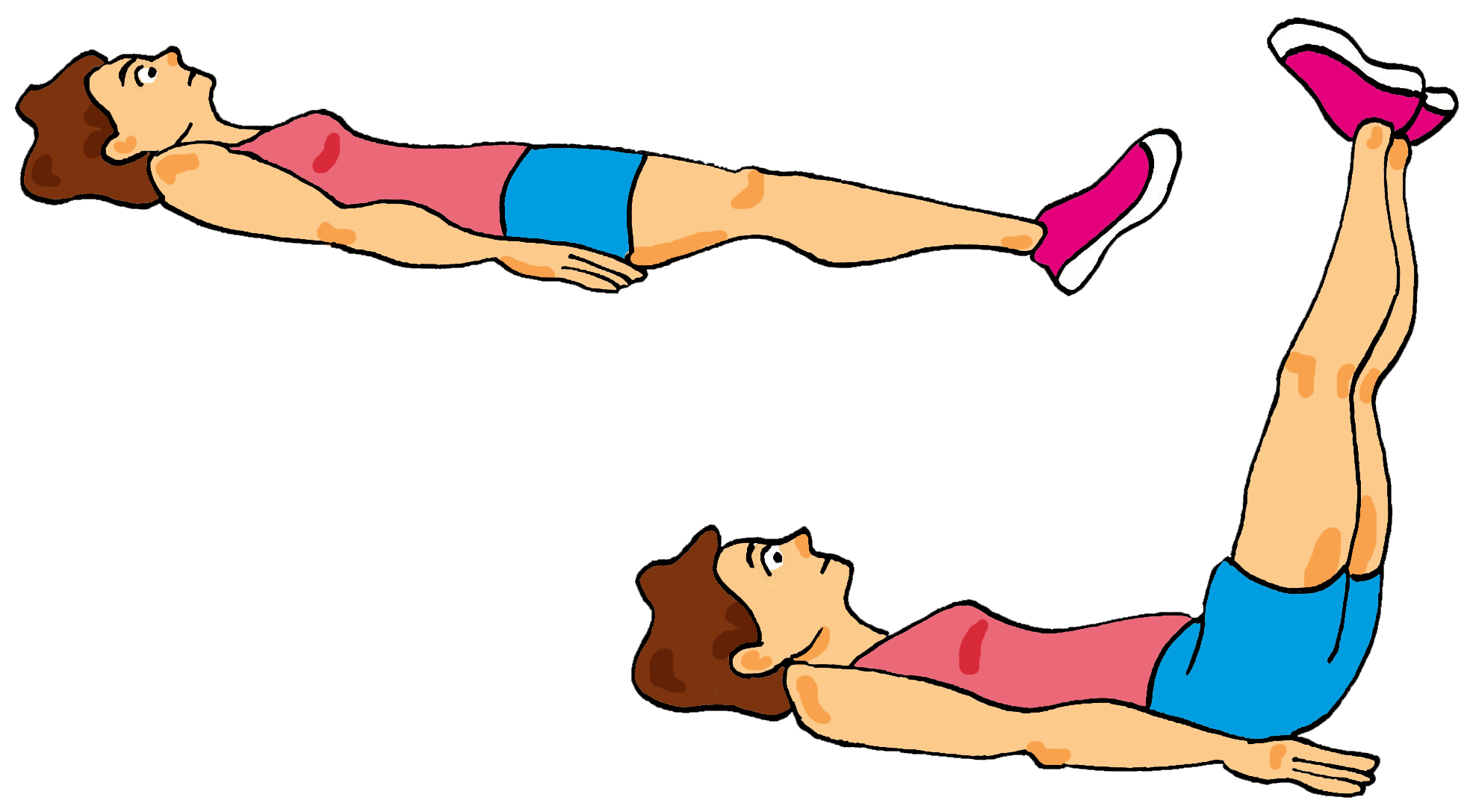 EJERCICIOS PARA ABDOMEN BAJO. Fundación Aprende con REYHAN